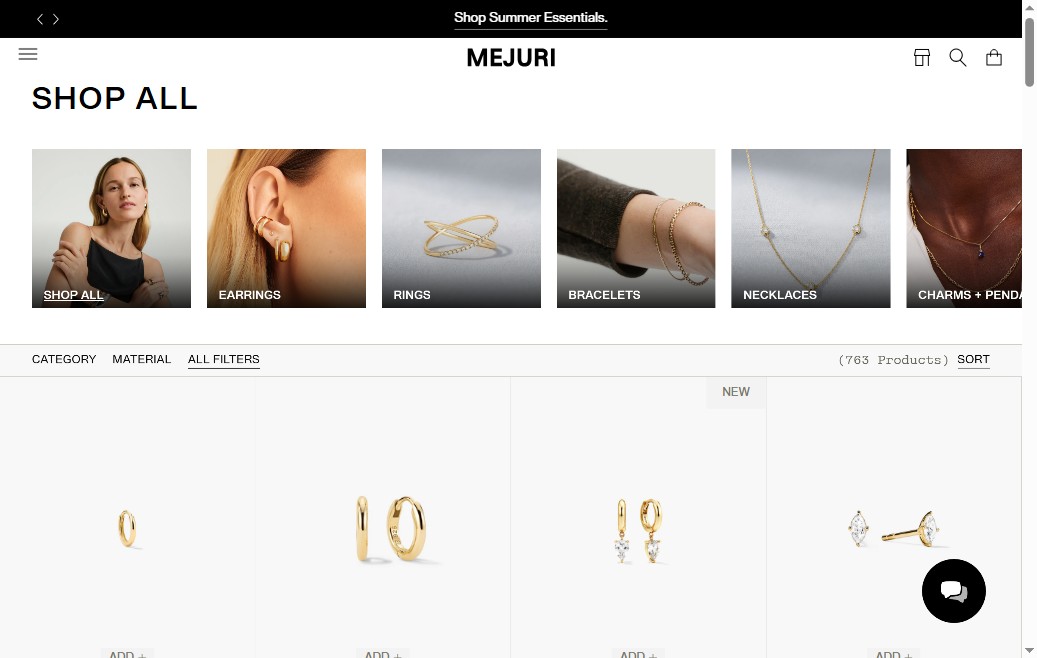Mejuri Cart — 'Complete the Look' Cross-Sell with Matched Jewelry Suggestions