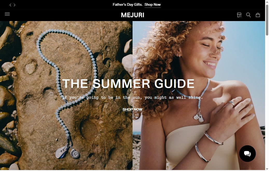 Mejuri — Homepage UGC Instagram Feed with Shoppable Customer Photos